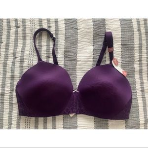 Cacique Simply Wire Free T-shirt W/ Lace